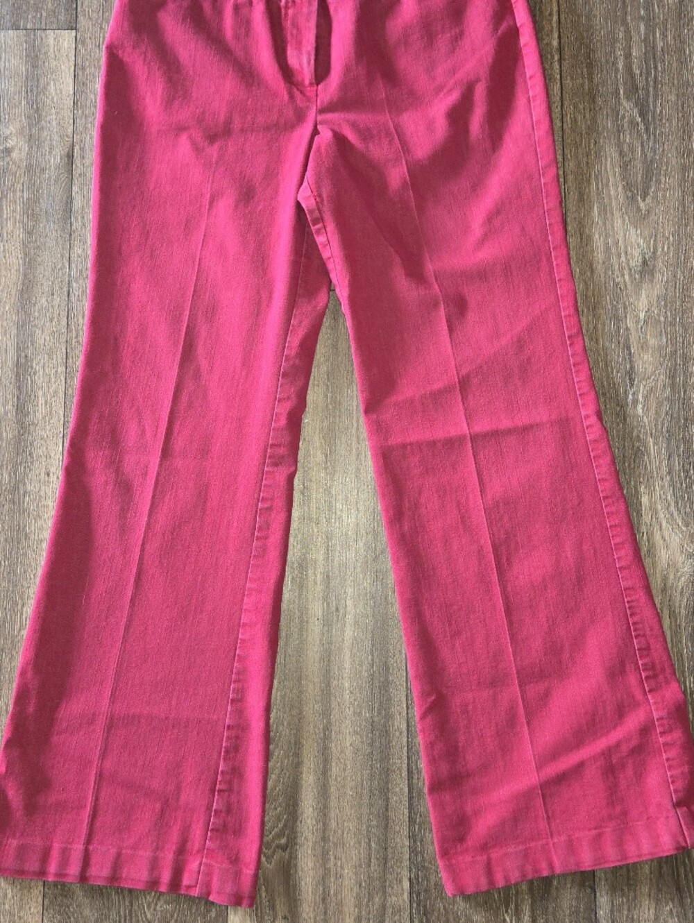 Larry Levine Vibrant Red Pants with